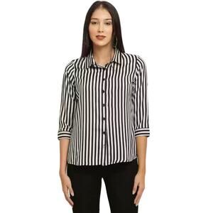 Womens xs rag and bone button down stripe top (nwot) (b44)